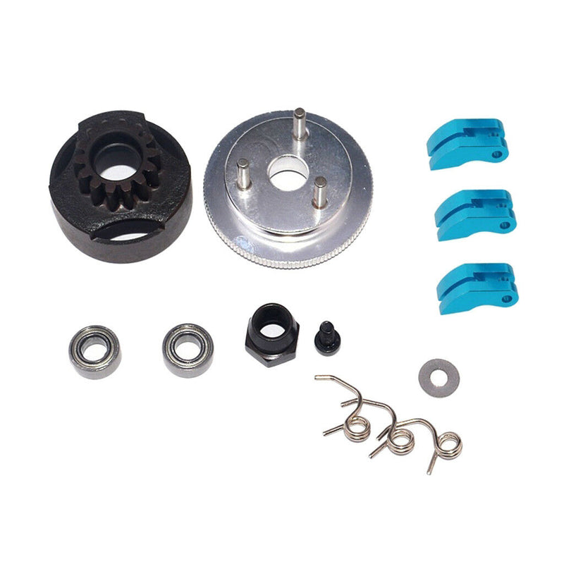 14T Gear Clutch Bell Flywheel Assembly Set fr RC 1:8 Team  ZD Racing Car