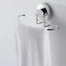 Stainless Steel Kitchen Bathroom Lavatory Suction Cup Shelf Rack Rail Towel Bar