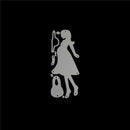 Shopping Pregnant Woman With Hat Cutting Dies Embossing Stencils Decor BX