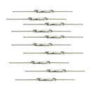 10Pcs 14mm Glass Magnetic Induction Reed MagSwitch Open DE~ Normally Z3A9