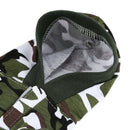 Clothing Dog Jacket with Hooded Clothes Animal Camouflage Costume (Army Gre B5C1