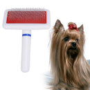 Red Puppy Cat Hair Grooming Slicker Comb Gilling Brush Quick Clean Tool Pet