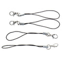 10Pcs Lanyard keychain for USB flash drive strap string black PN RES