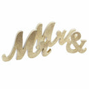 Mr & Mrs Sign Wedding Sweetheart Table Decorations for Wedding Photo Props  Q2X7