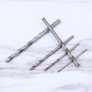 50 Pcs High Speed Steel Titanium Plated Twist Drill Bit Set Tool 1/1.5/2/2.