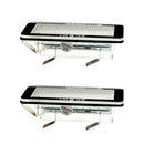 2x LED 18SMD 6500K License Plate Number Lamps White Light for Smart Fortwo