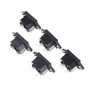 5 Pcs 3P IEC 320 C14 Male Plug Panel Power Inlet Sockets Connectors AC 250V  JR