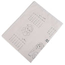 2020 Calendar Fabric Calendar Yearly Diary Study Planner Cloth Wall Hanging  OZ