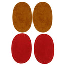 2 Pairs Fabric Sew on Oval Elbow Knee Patch DIY Repair Mend Sewing Applique