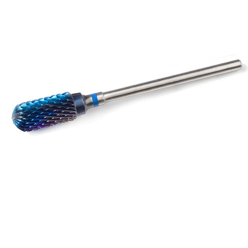 Blue Nano Carbide Nail Drills Bits For Nail Acrylic Gel Remove Cuticle Clean