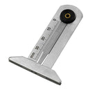 Stainless Steel Tyre Depth Gauge Tread Depth Gauge Keyring Tread Ruler 0-30mm