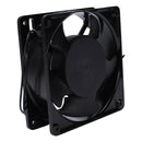 120x120x38mm 5 Blades Metal Frame Axial Flow Cooling Fan AC 220/240V 0.14A