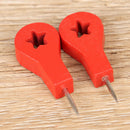 40Pcs Map Markers Wooden Drawing Photo Wall Studs Cork Board Pins Thumbtack T Tw