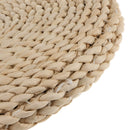 Eco-friendly Breathable Padded Knitted Seat Cushion Straw Futon Floor Pouf
