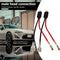 2x H1 LED Headlight Wiring Harness Male Plug Single Diode Converter Cables