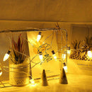 Spiral Pinecone Shape LED Lamp String Fairy Copper Wire Wedding Party Decor A