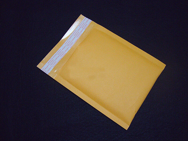 10X 90*150+40mm Kraft paper Bubble Bag Padded Envelopes Mailers Yellow Bag  Gw
