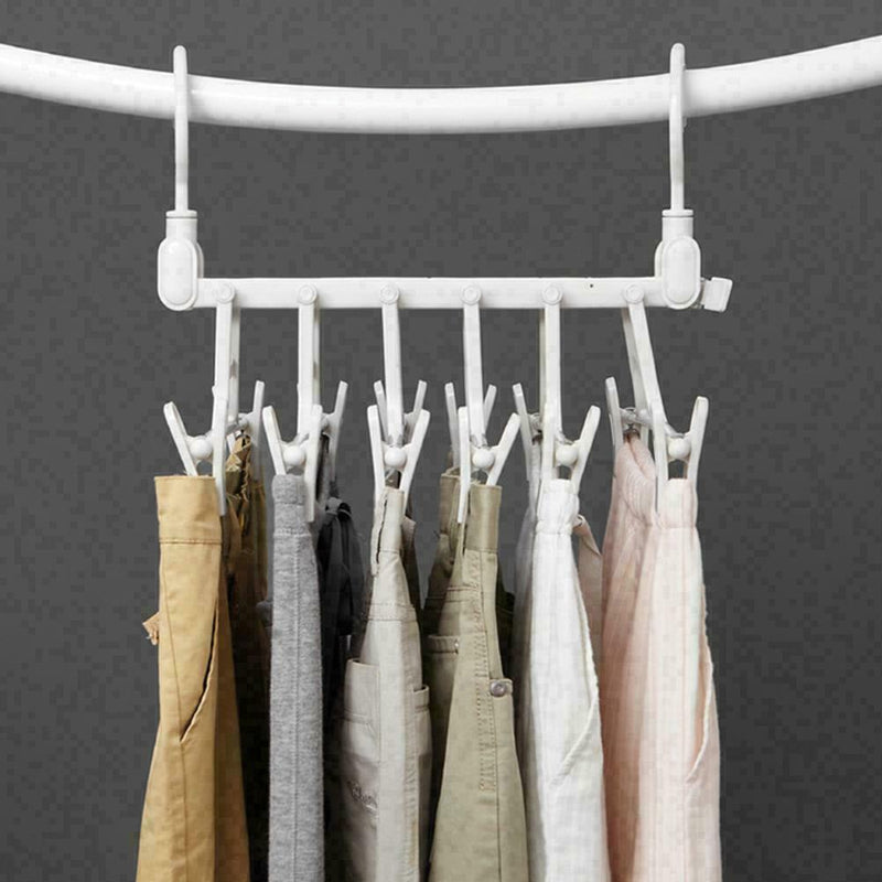 Magic Clothes Hanger Hook Rack Wardrobe Room Saving Double Supply Hook BEST C7O0