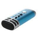 Mini 3.5mm Microphone Karaoke Player for PC/Phone/PSP/MP4/MP3 Blue