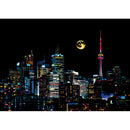 DIY Canada Night View Art Doodle Scratch Painting Educational Drawing Toys