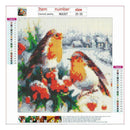 4 Pack Birds DIY 5D  Diamond Painting Kits Full Drill Cross Stitch Home Decor