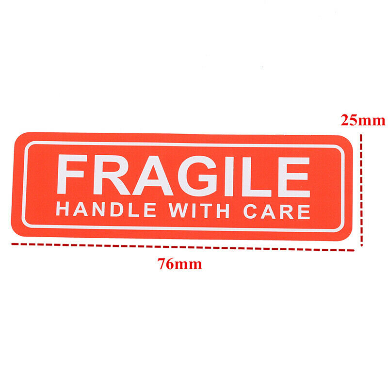 150Pcs/Roll Fragile Label Stickers Handle with Care Thank You Warning Si Hn