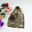 18*13CM 10x Jewelry Pouch Gift Bags Wedding Favors Organza Pouches Decoratio uW