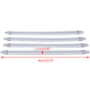 4Pcs Universal Car Body Bumper Protector Strip Guard Anti-collision Corner. Nw