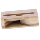 Sound Amplifier Speaker Stand Desk Sound Wooden Holder Beige