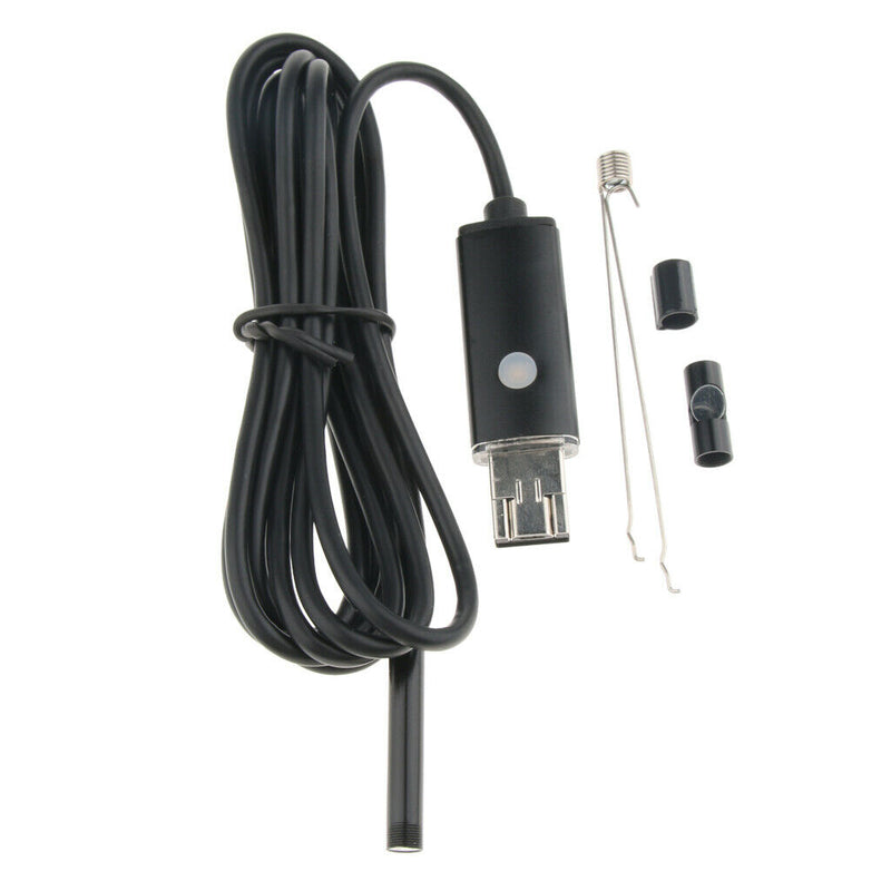 USB HD Borescope Inspection Camera With Small Hook 33ft