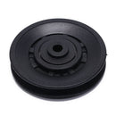 1pc 90mm Black Bearing Pulley Wheel Cable Gym Equipment Part Wearproof gym kitMO