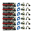 6Pcs Newest Ver009 Usb 3.0 Pci-E Riser Ver 009S Express 1X 4X 8X 16X Extend
