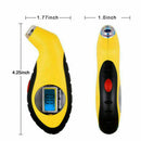 Digital Tire Air Pressure Gauge Meter Tester Bike Car Truck LCD Display 100 PSI