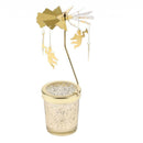Metal Spinners Rotating Tea Light Candle Holders Candle Stand DIY -Angel