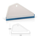 4 Pack White Auto Home Kitchen Bathroom Shower Squeegee Hand Squeegee Windo
