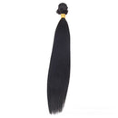 30-Inch Drawstring Straight Straight Virgin Remy Brazilian Hair Braided Bun