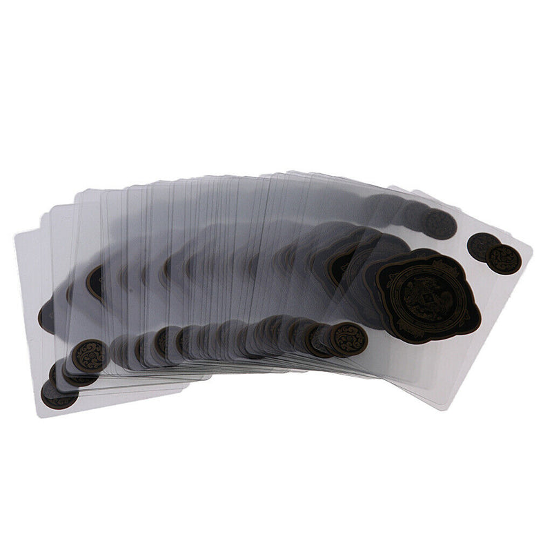 Clear PVC Waterproof Poker Cards Set for Texas Holdem Blackjack Accessories