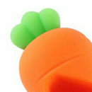 Silicone Carrot Design Spill-Proof Lid Rack Overflow Stoppers Pot Cover Li Hn