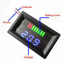 12V ACID Lead Battery Capacity Indicator Charge Level LED Tester Blue Voltm O6O4