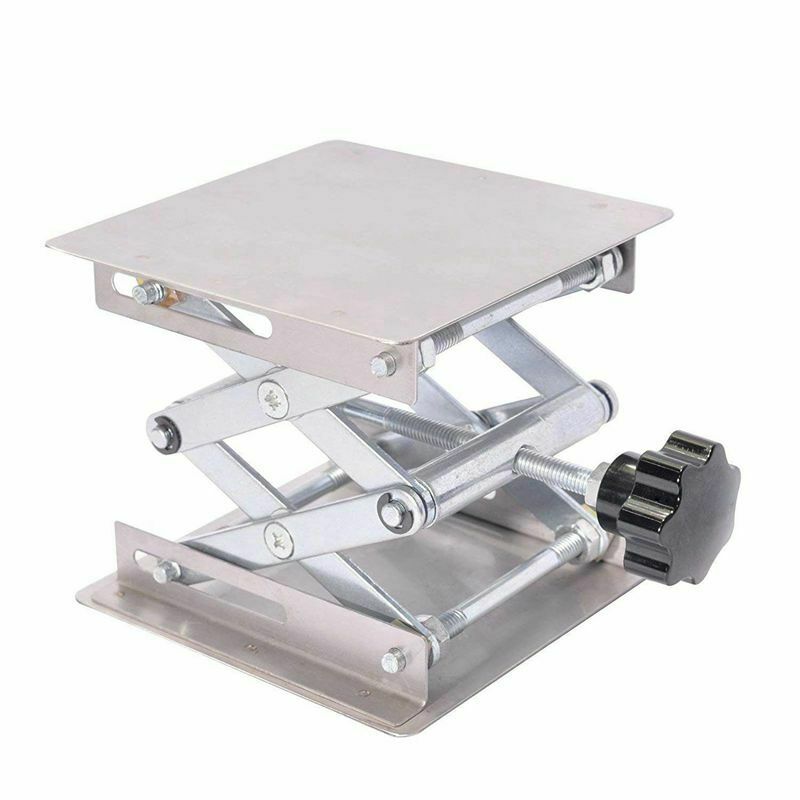 Scientific Lab Jack-100 x 100mm Stainless Steel Lab Stand Table Rack Scisso R2M6