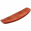 Coffee Color Hairdressing Fragrant Natural Wood Wooden Hair Care Comb 5.7"  R1K8