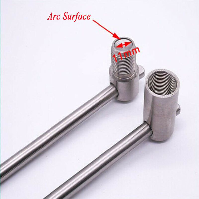 Stainless Steel Pool Cue Tip Pressing Tool  Surface Shaper Harden Kit