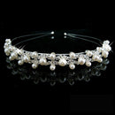 Necklace Dangle Earring Headband Tiara Jewelry Bridal Wedding Crystal Rhine R4Q9