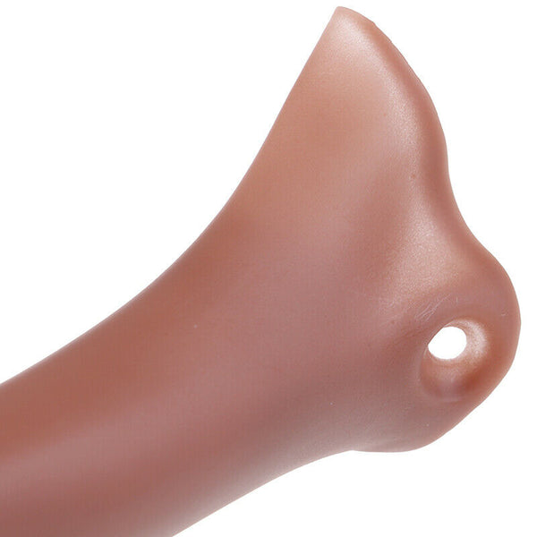 Long nose pinocchio puppet costume latex nose 7" elastic strap Halloween fa JCA+