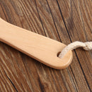 Body Natural Bristle Dry Skin Exfoliation Brush Massager Bath Shower-Scrubber  Z