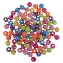 100pcs Fashion Flower Beads Spacer Beads Charm for DIY Jewelry Making 10mm