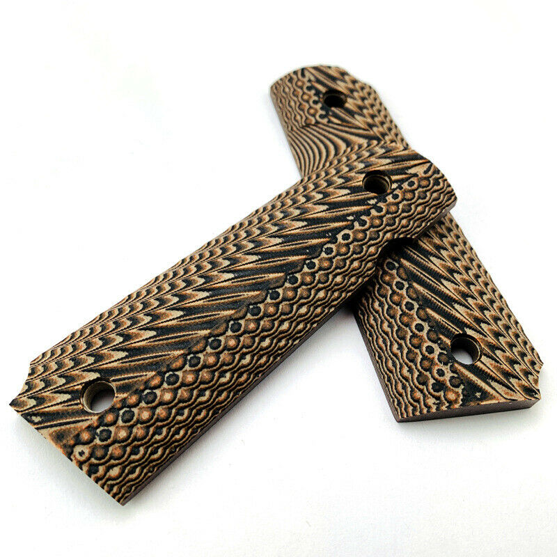 1 Pair Professional G10 Patch Shank Handles Material Anti-skid for 1911 Grips