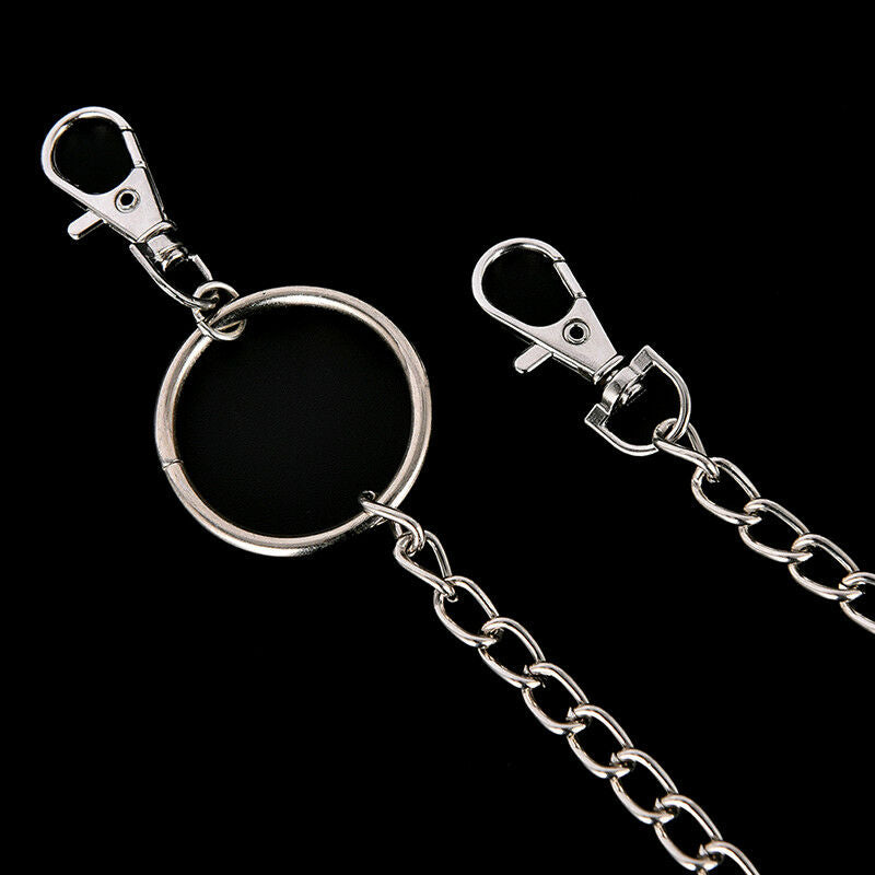 Extra Long Strong Metal Hipster Jean Belt Keychain Ring Clip Key Chain Punk Ew