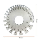 Stainless Steel 1-36 Round AWG SWG Wire Ruler Gauge Diameter Measurer Tool