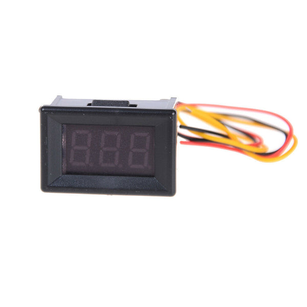 DC0-100V LED Mini Digital Voltmeter Volt Meter Gauge Voltage Panel Meter 3wir JR